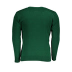 Green Acrylic Men's Sweater