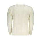 White Acrylic Men's Sweater