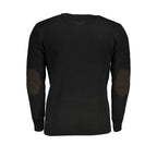 Black Acrylic Men Sweater