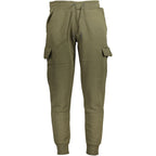 Grüne Baumwoll-Herrensweatpants