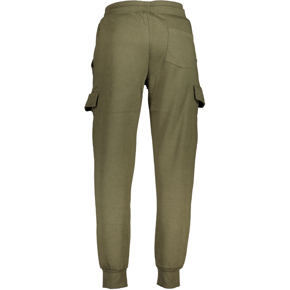 Grüne Baumwoll-Herrensweatpants