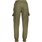 Grüne Baumwoll-Herrensweatpants