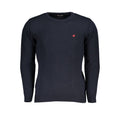 Blue Acrylic Men Sweater