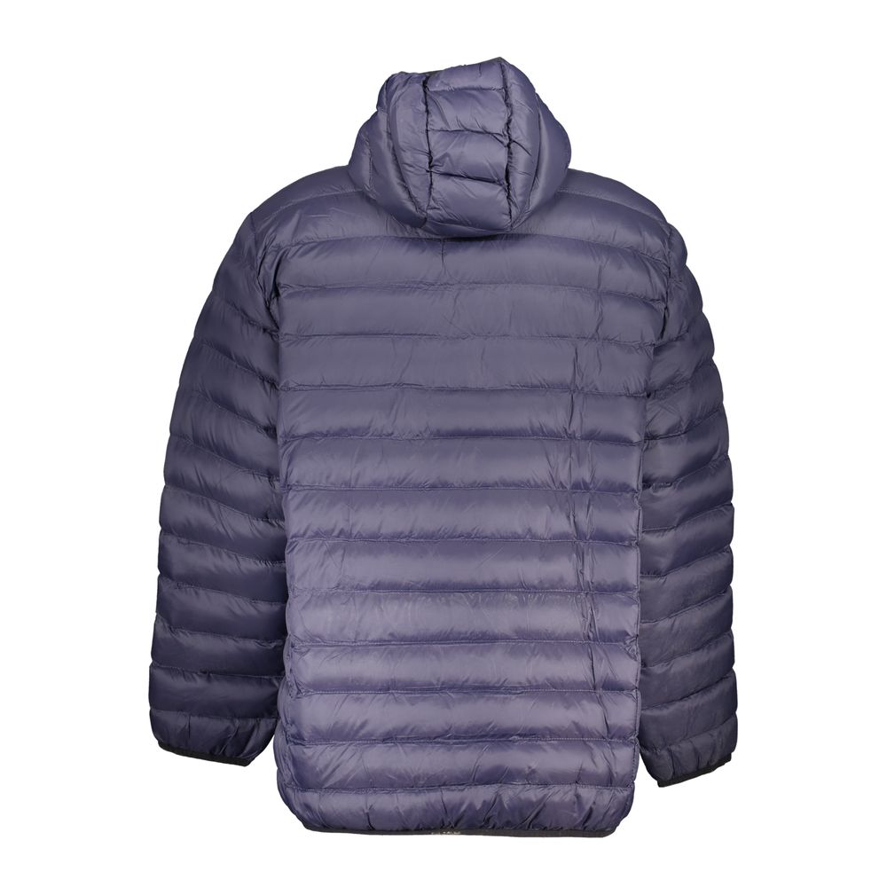 Blaue Herrenjacke aus Polyester