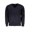 Blauer Viskose-Pullover für Herren