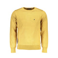 Yellow Viscosa Men Sweater