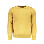 Yellow Viscosa Men Sweater