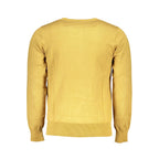 Yellow Viscosa Men Sweater