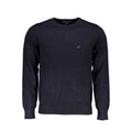 Blue Viscose Men's Sweater