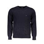 Blue Viscose Men's Sweater