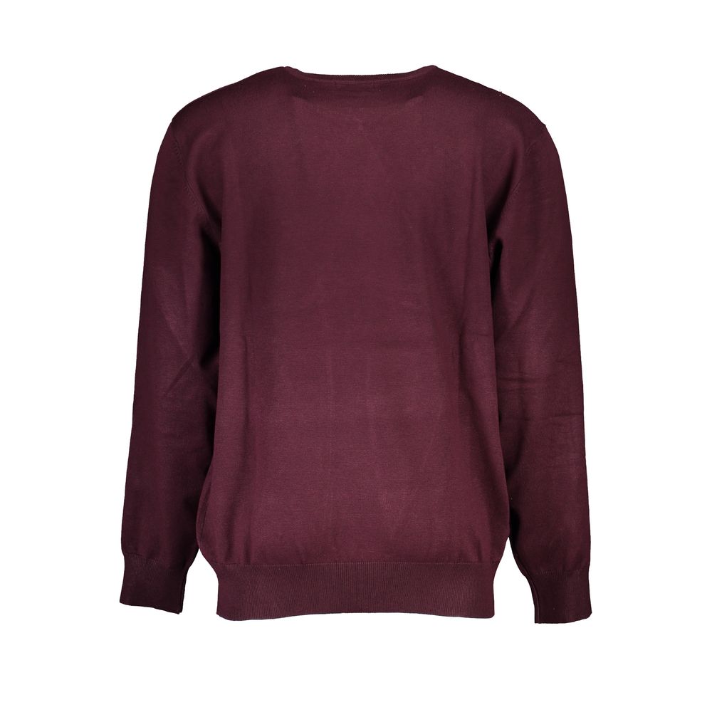 Herrenpullover Viskose Rot