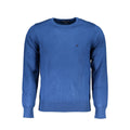 Herrenpullover aus blauer Viskose