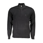 Black Viscose Men's Sweater
