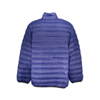 Blue Viscose Men's Sweater