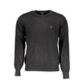 Schwarzer Herrenpullover aus Viskose