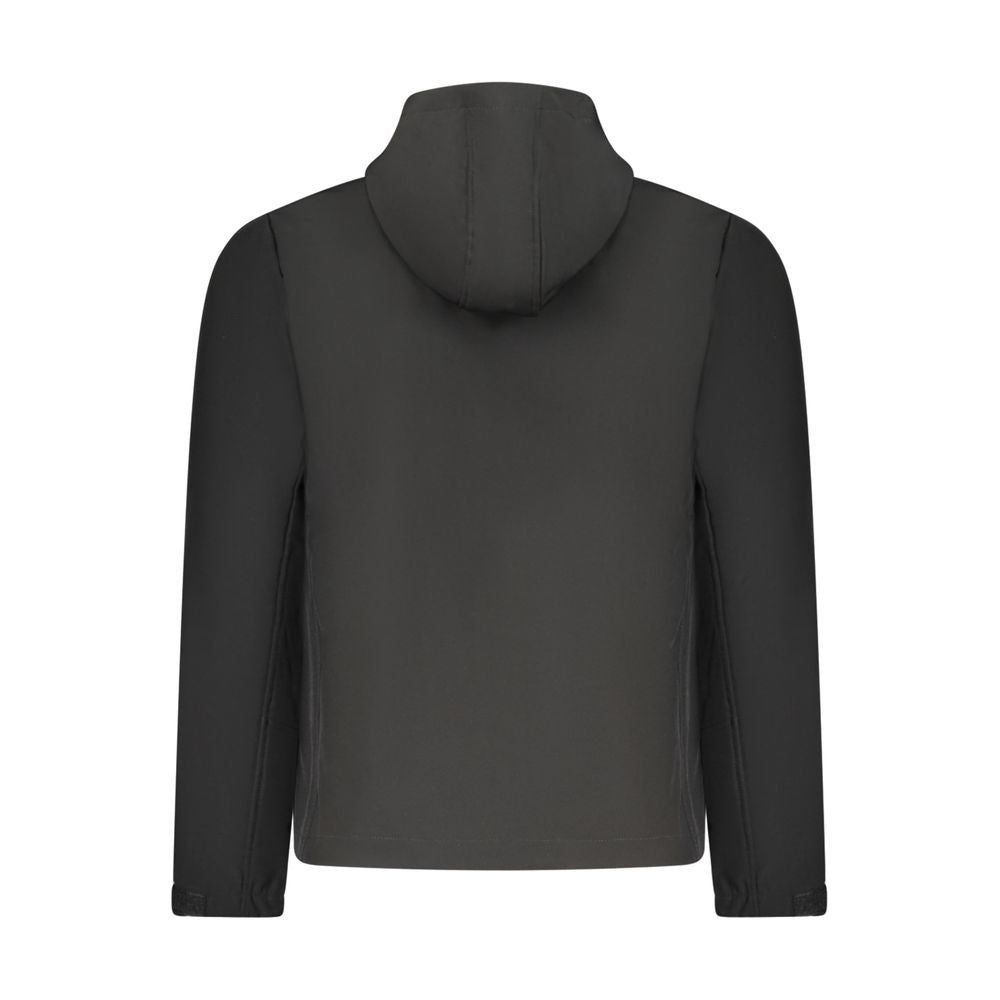 Black Polyester Mens Jacket