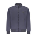 Blu Polyester Men's Jacket