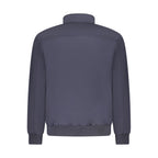 Blu Polyester Men's Jacket