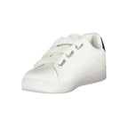 White Polyurethane Men Sneaker