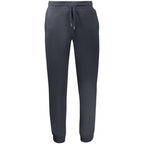 Blue Polyester Men's Sweatpant