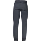 Blue Polyester Men's Sweatpant