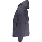 Blu Polyester Men's Jacket