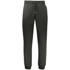 Black Polyester Men's Sweatpant