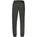 Black Polyester Men's Sweatpant