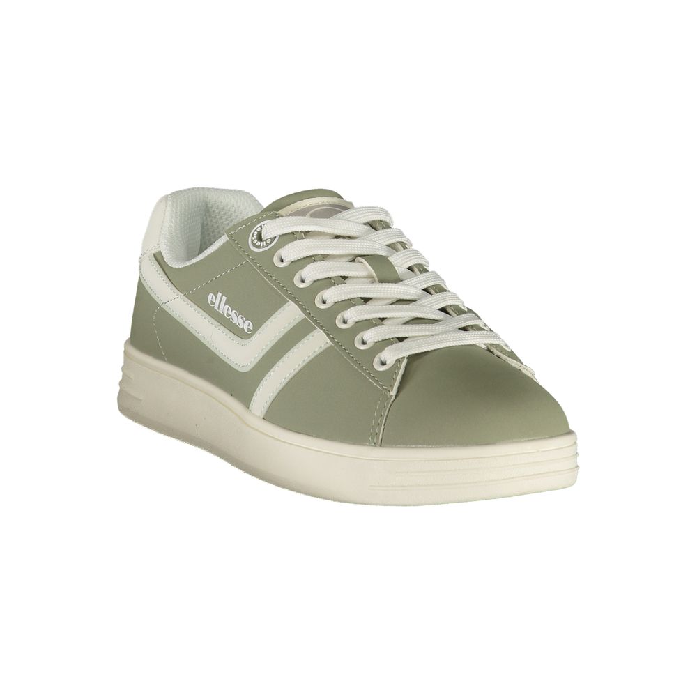 Green Polyurethane Women's Sneaker