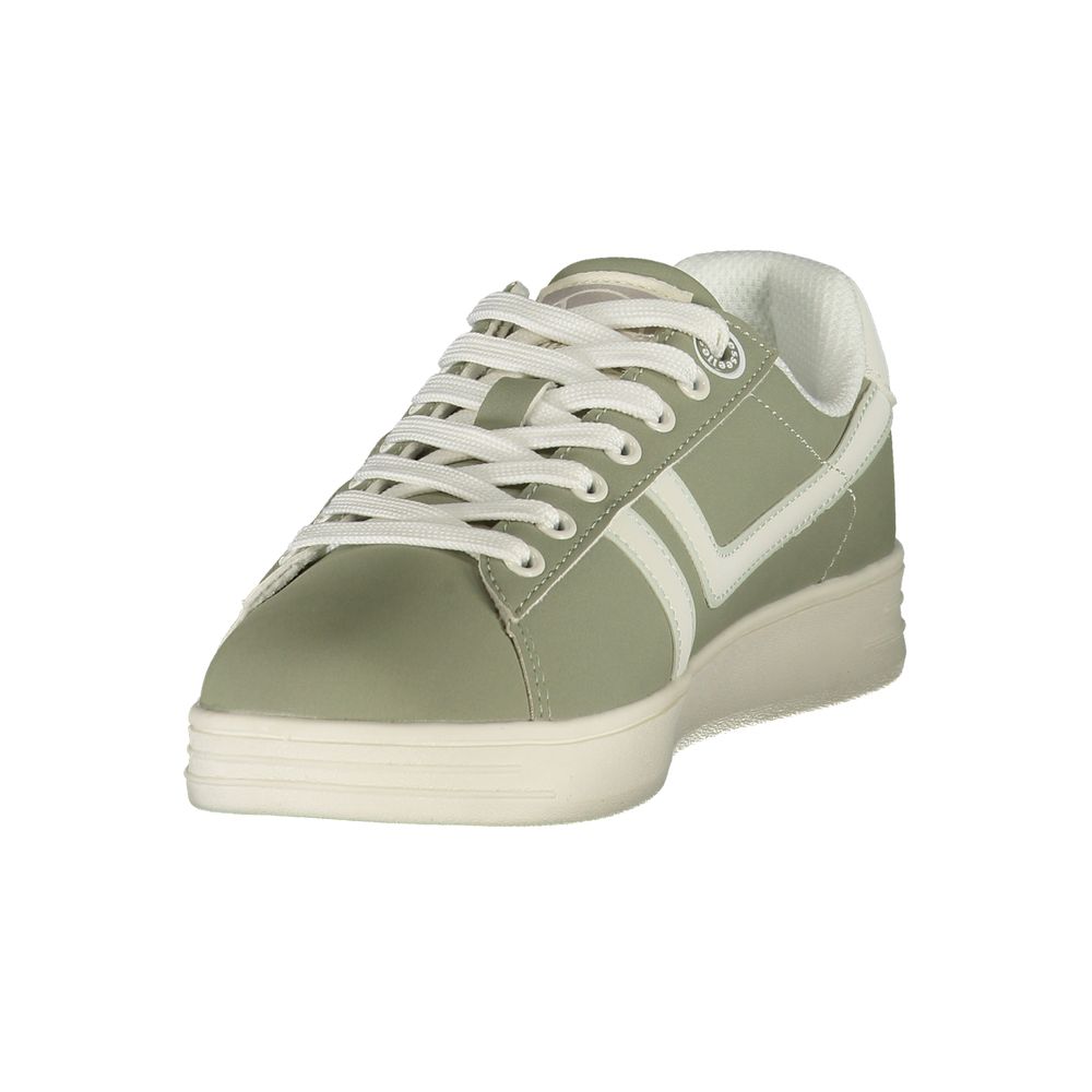 Green Polyurethane Women's Sneaker
