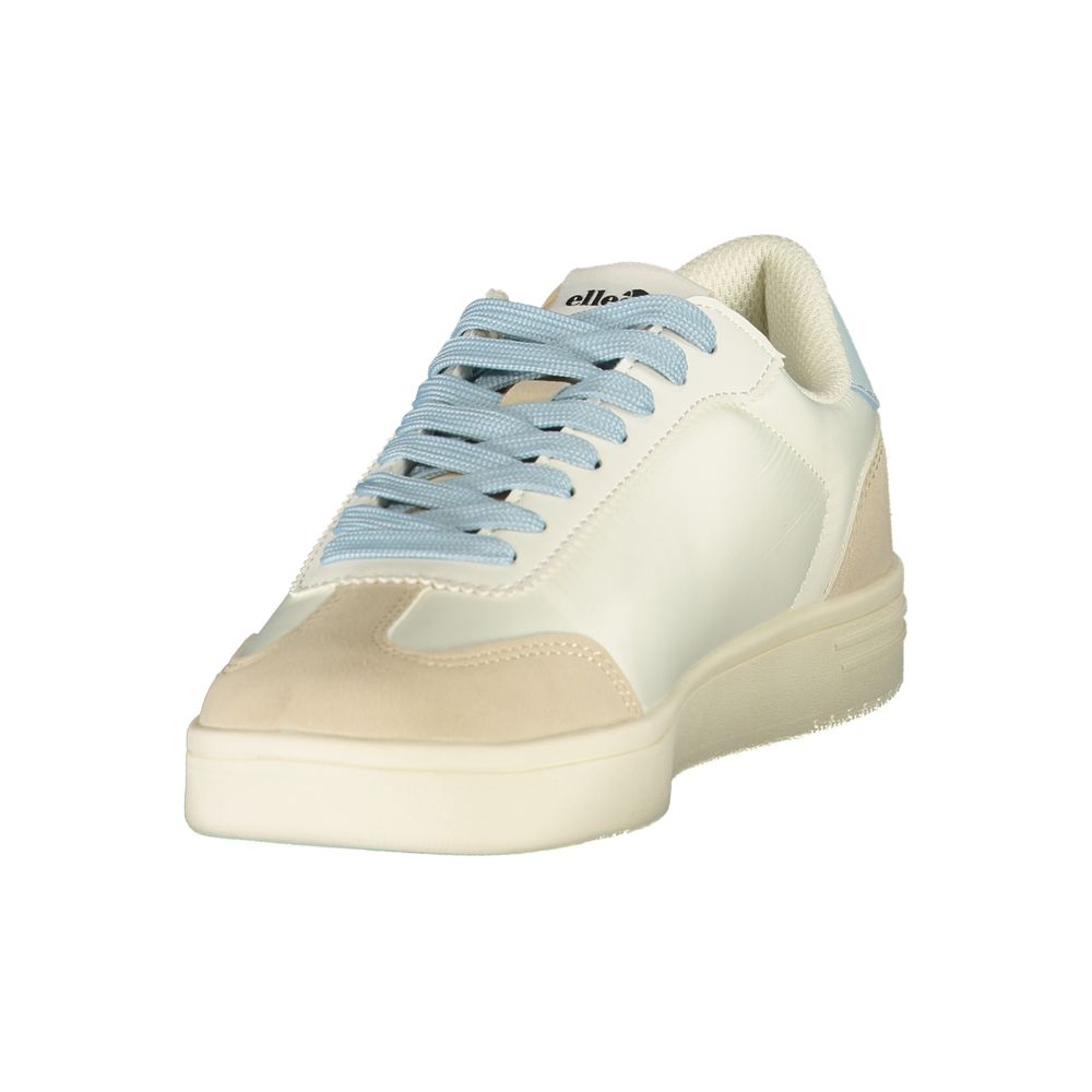 White Polyurethane Women's Sneaker