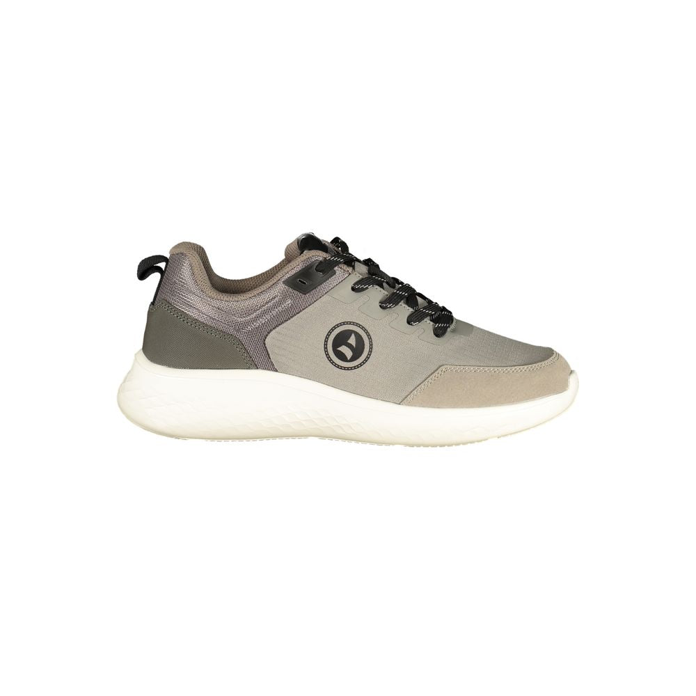 Grigio Poliestere Men Sneaker