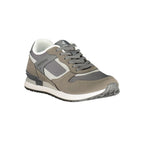 Grigio Polyurethane Men Sneaker