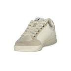 White Polyurethane Men Sneaker