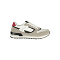 Weiße Herren-Sneaker aus Polyester