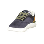 Blue Polyester Men Sneaker