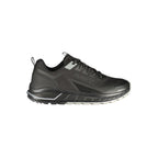Black Polyurethane Men Sneaker