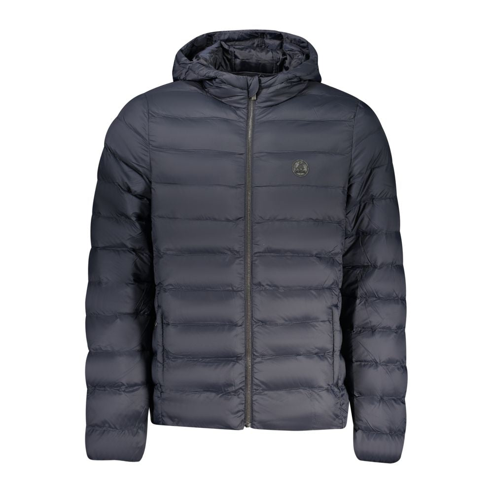 Blu Polyester Mens Jacket