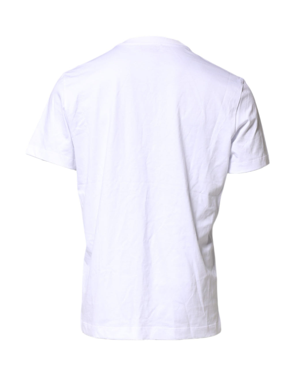 T-Shirt für Herren aus weißer Baumwolle mit DG-Logo-Stickerei