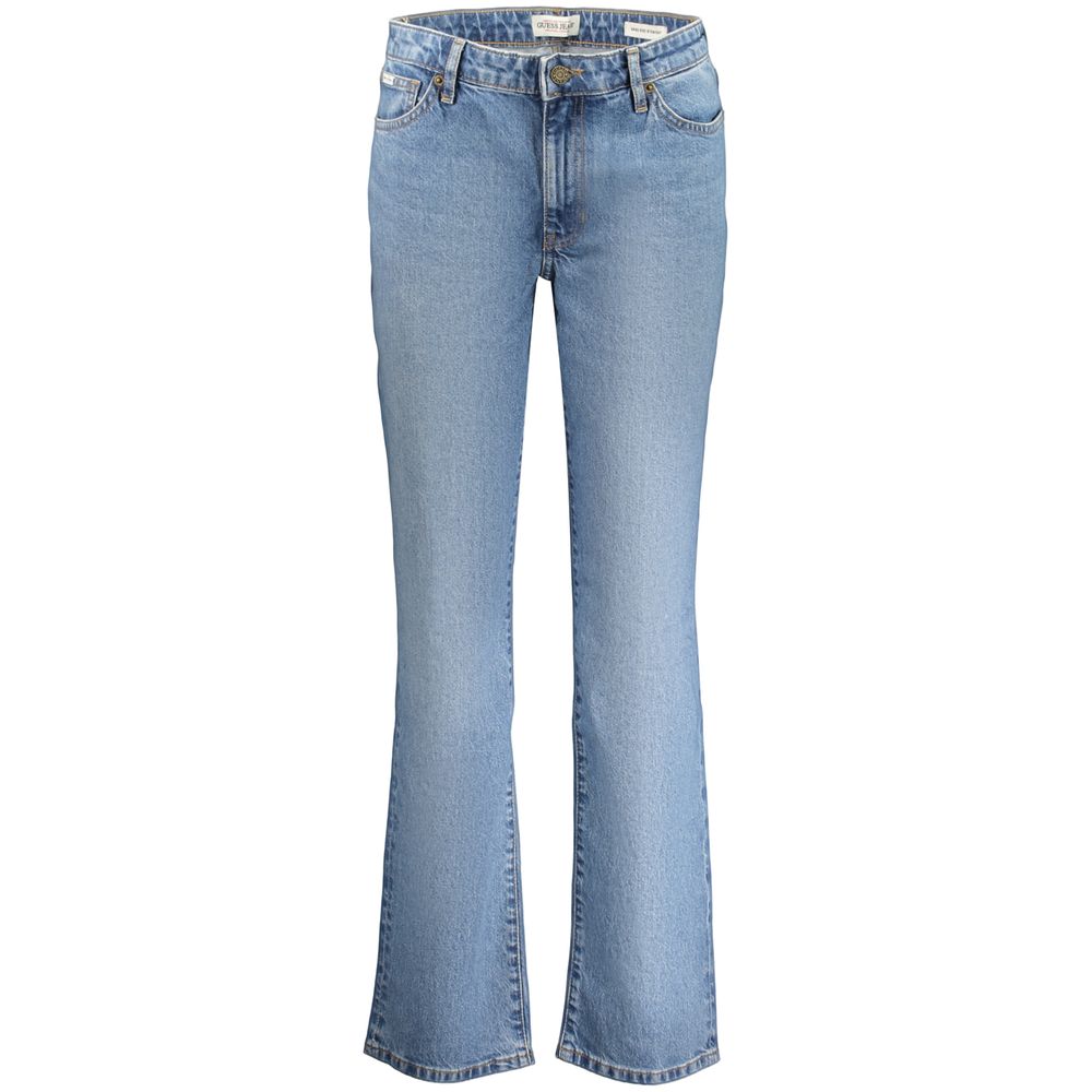 Hellblaue Damenjeans aus Baumwolle