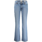 Hellblaue Damenjeans aus Baumwolle
