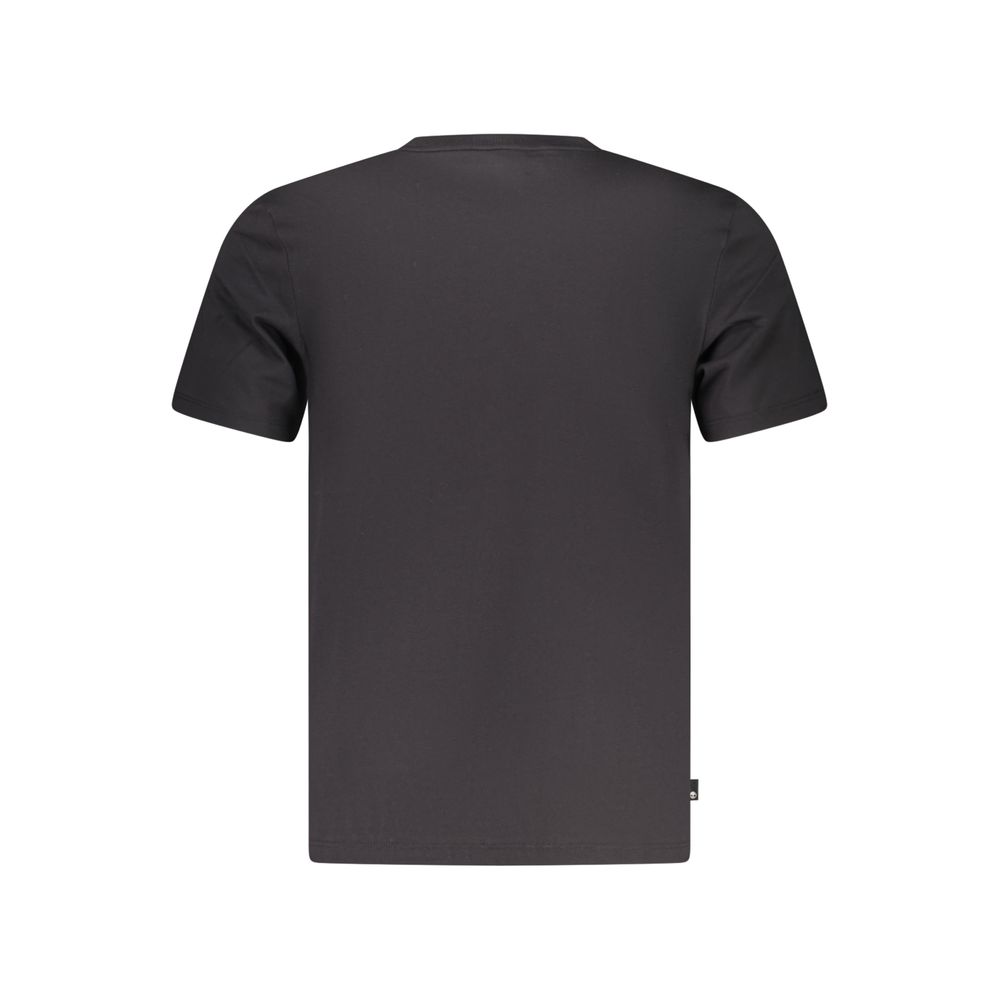 Black Cotton Men's T-Shirt