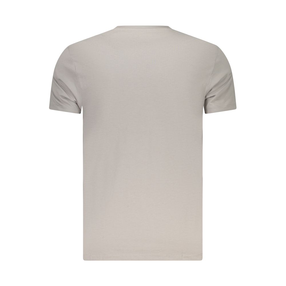 Graues Baumwoll Herren T-Shirt