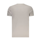 Graues Baumwoll Herren T-Shirt