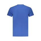 Blue Cotton Men's T-Shirt