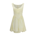 Beige Cotton Casual Dress
