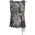 Schwarzes Viskose Damen-Tanktop