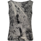 Schwarzes Viskose Damen-Tanktop