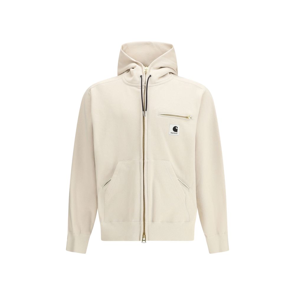 Beiges Baumwoll-Sweatshirt