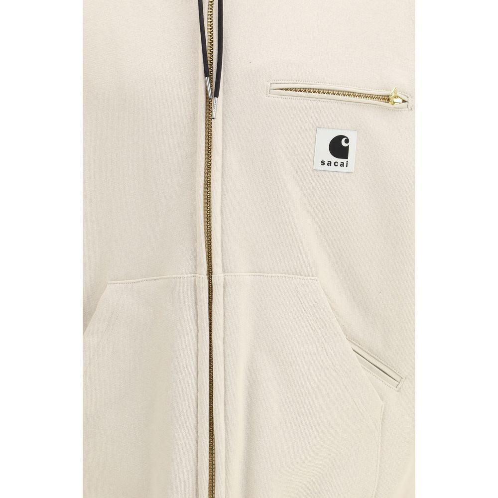 Beiges Baumwoll-Sweatshirt